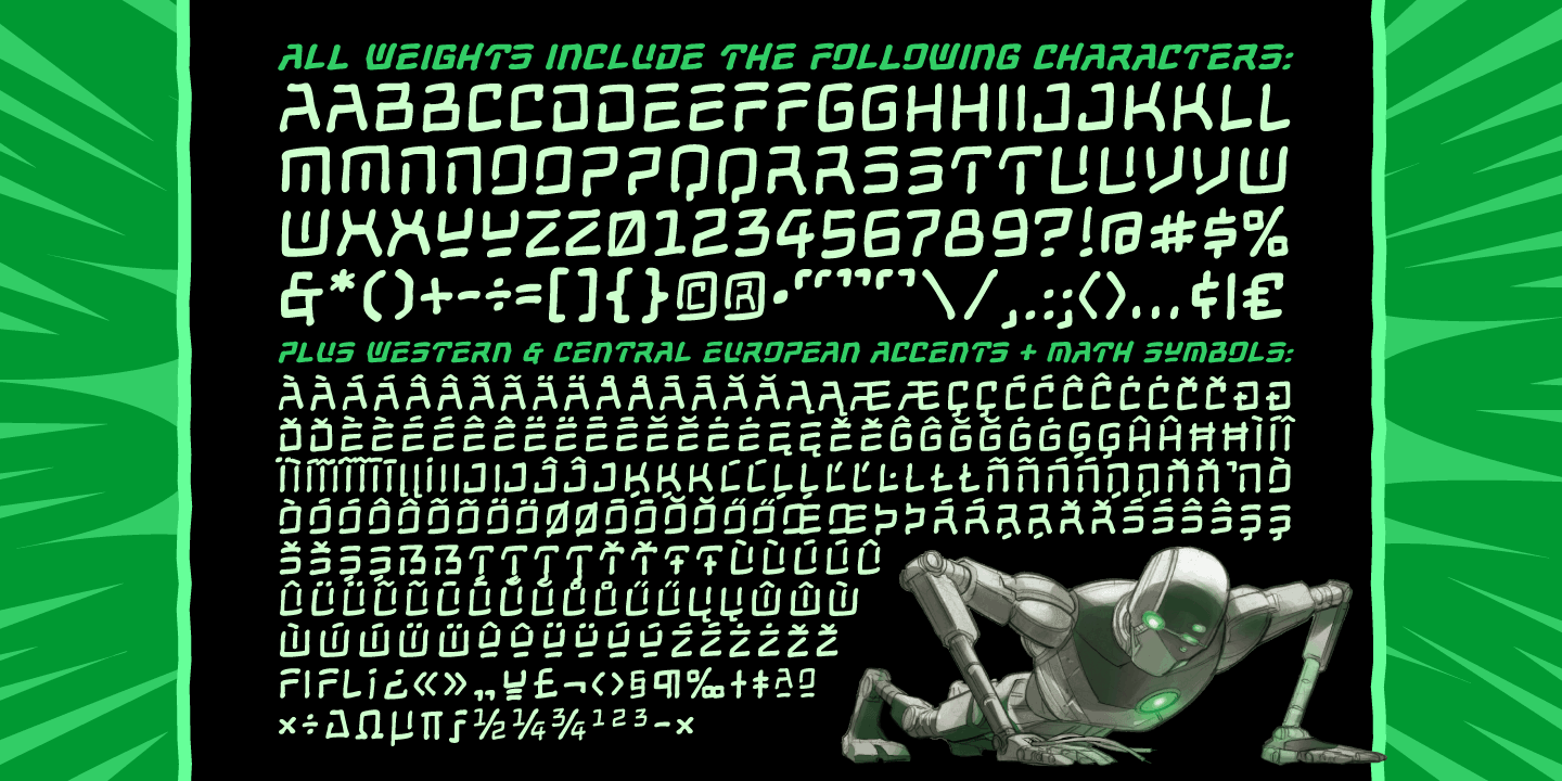 Cybervox Italic Font preview